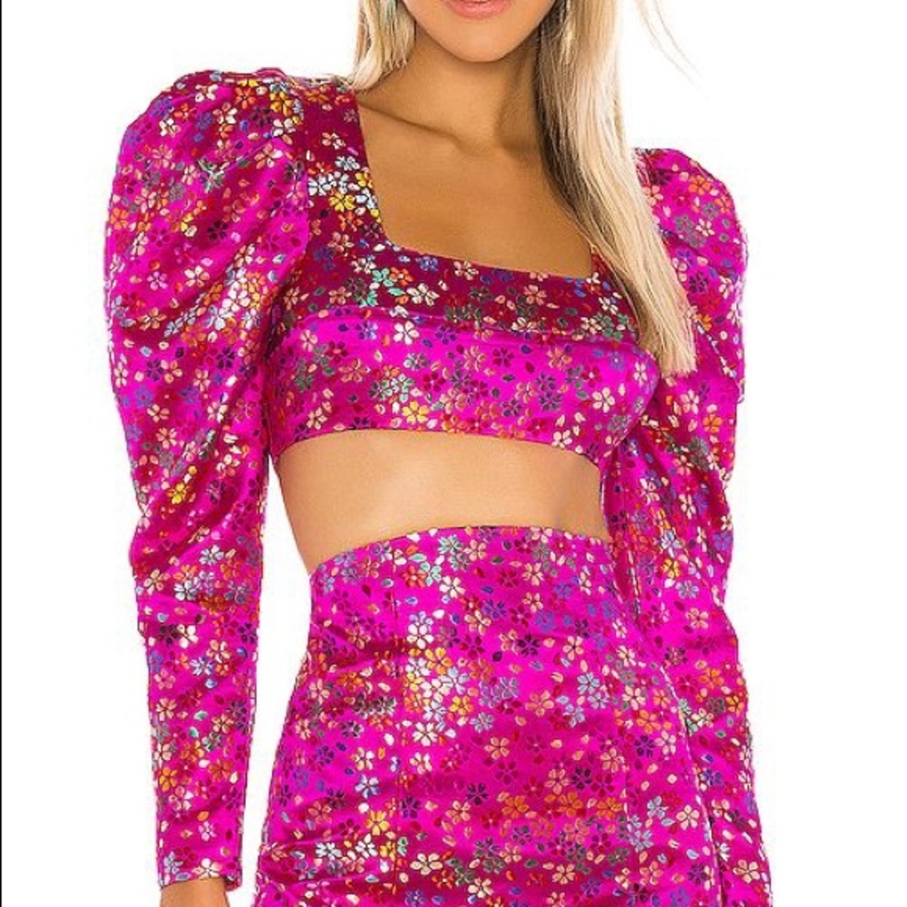 Pink cropped top - Camila Coelho